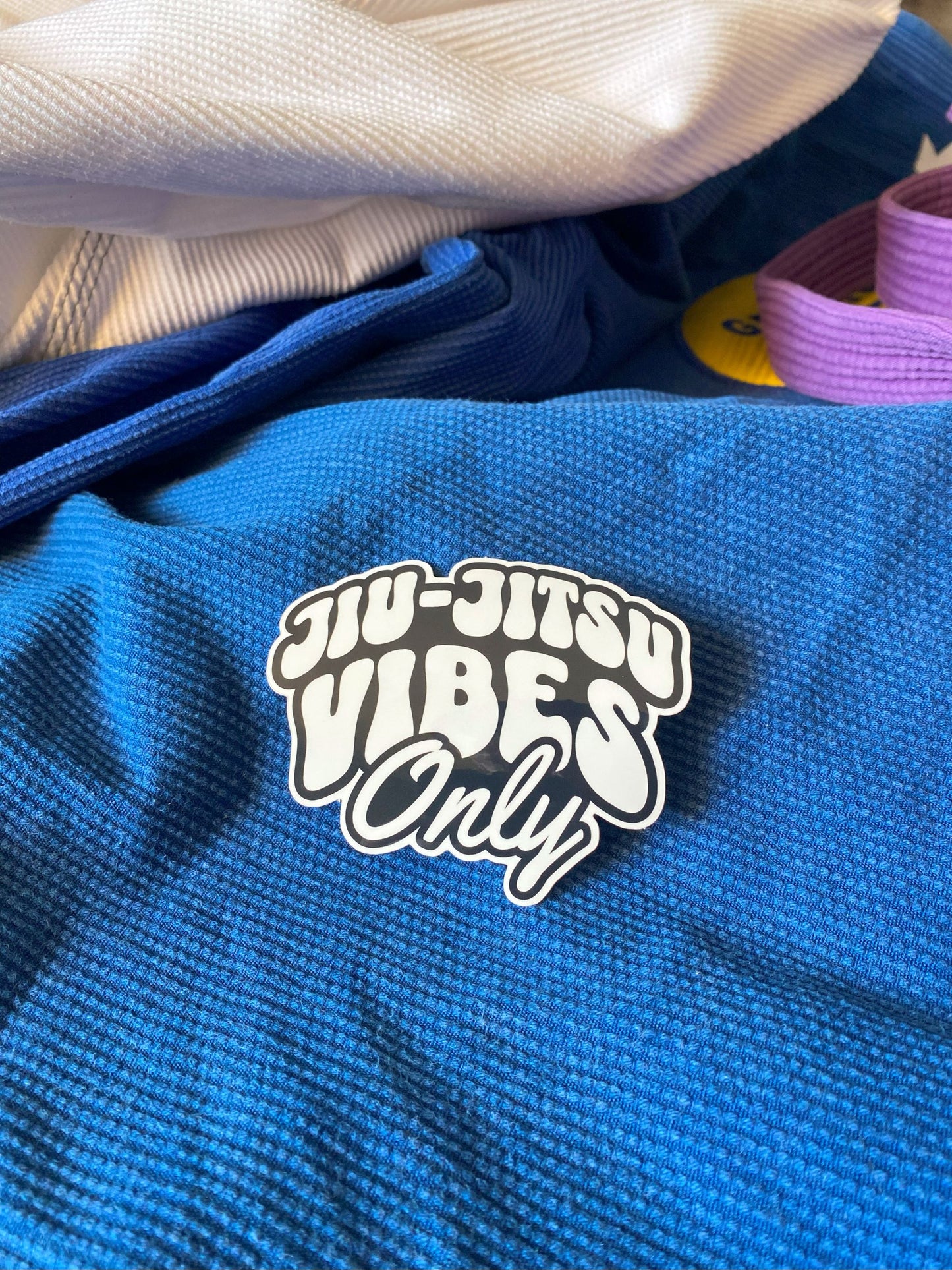 Jiu-Jitsu Vibes Only - Sticker