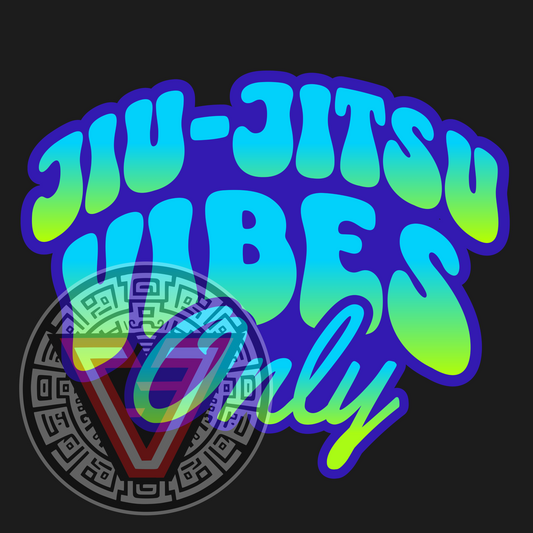 Jiu-Jitsu Vibes Only - Sticker