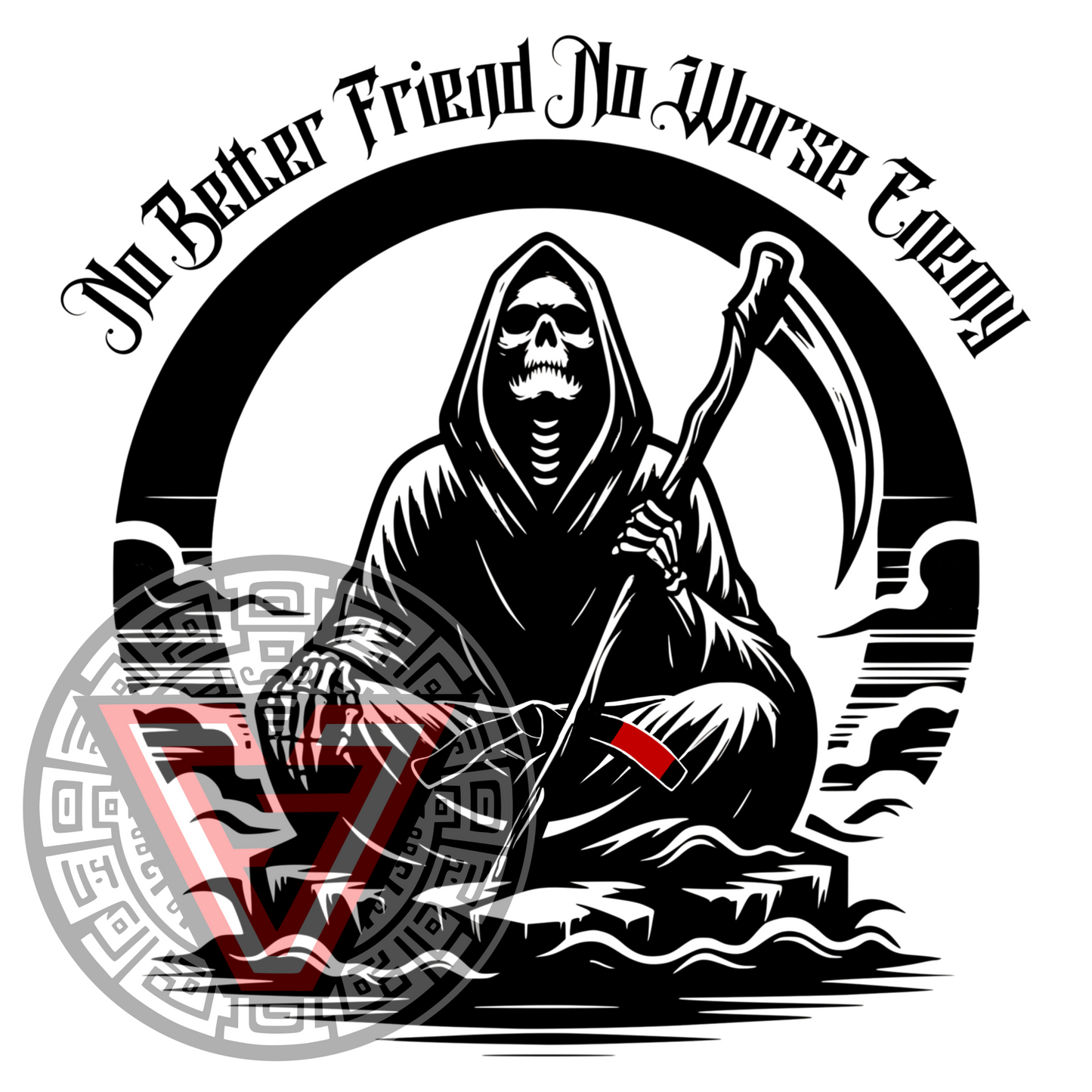 No Better Friend No Worse Enemy - Sticker